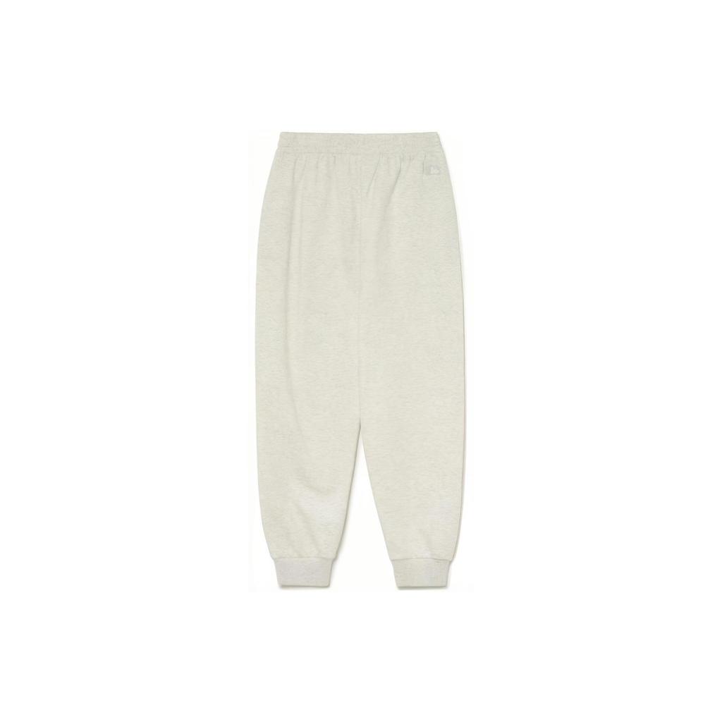 MLB Knitted Sweatpants Unisex Gray Moderate Cuffed Pants 3APTB0336-43MGL