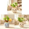 Cute Plush Fruit Plant Pot Ornament Keychain With Strawberry And Orange For Gift And Decoration