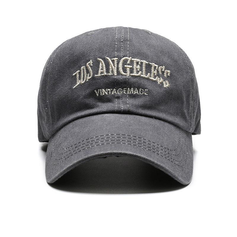 Deep top big head circumference letter baseball cap women's versatile fashion embroidery sunscreen showing face small eaves sunshade cap