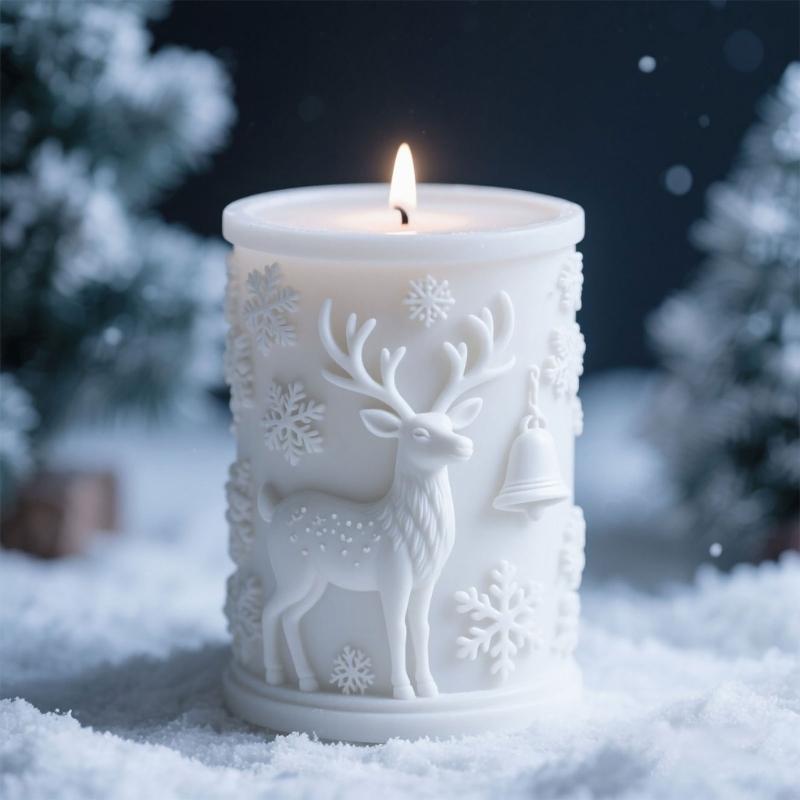 Christmas Molds Silicone Molds Ornament Molds Cylinder Epoxy Resin Molds