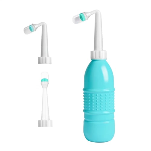 Female Vaginal Douche - Female Douche Bottle | Reusable Anal Douche Cleansing System | Ergonomic Vaginal Cleaner with Female Syringe, Perineal Cleanin