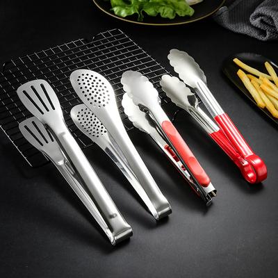 Clip Pala Freidora Acero Inoxidable Multifuncional Pinzas para Bistec Barbacoa Espátula Freír Pescado Clip para Pan Herramienta de Cocina Doméstica