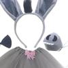 Bunny Costumes Props Kids Party Costume Suit Headband Fashion Novelty Halloween