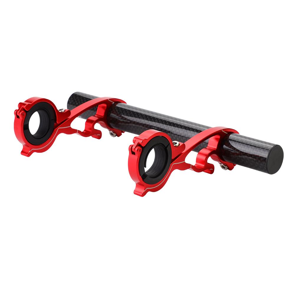 Bike Cycling Handlebar Extender Extension Holder Mount for GPS LampCelsiusUnitsCelsiusHeadlights (Black)