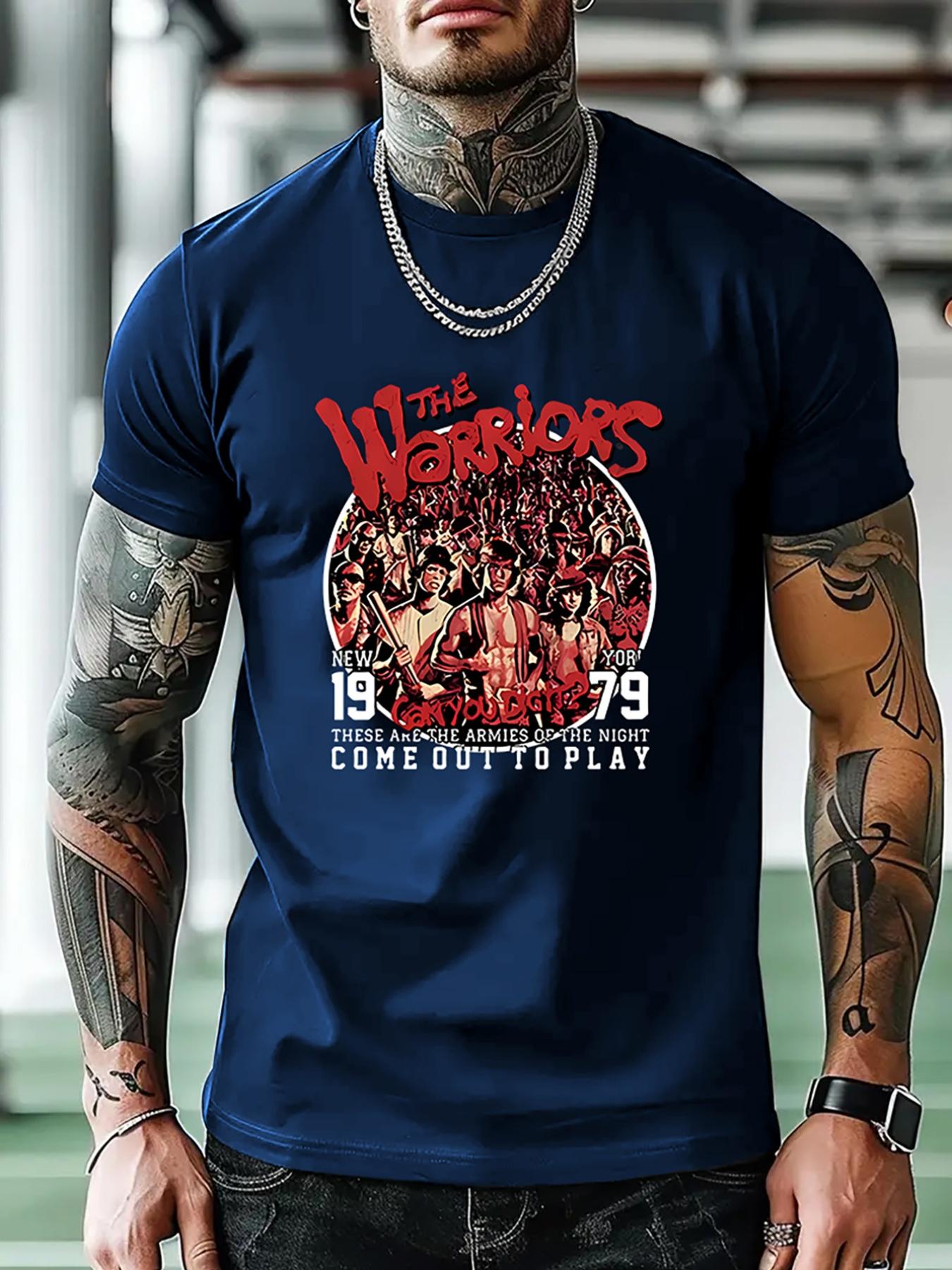 Casual Graphic T-shirt - The Warriors 1979 Movie Print S
