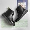 Brand Men Leather High-Top Skateboarding Shoes Men's Sneakers Male Fashion Non-Slip Sport Shoes  Mens Footwear
