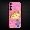 Cartoon R-Rugrat F Phone Case For Samsung Galaxy A73/A72/A71/A70/A53/A52/A51/Others Soft Black Shell