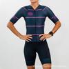 TRESPINAS Ensemble d'été à manches courtes pour femme à trois ananas pour le cyclisme, équipement de cyclisme sur route