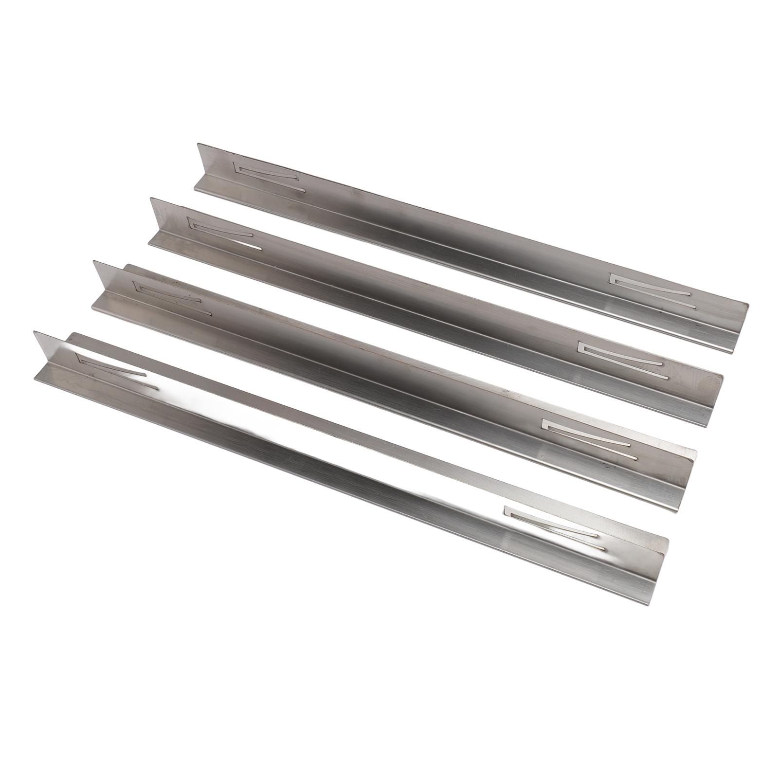 

4Pcs Stove Gap Cover Stainless Steel Heat Resistant Easy Clean Versatile Oven Gap Filler Guard