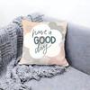warm good day Cushion Cover Premium Comfort Reversible Pillow Cove Two in One Design for Any Room  Car Interior