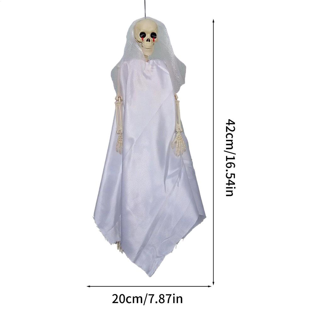 Halloween Ghost Decorations Spooky Halloween Ghost Bride Yard Decor Scary Ornaments Figurines For Gothic Wedding Backyard Patio