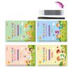 Reusable Handwriting Practice Book Copybook for Kids Reusable Writing Practice Notebook with Fading Ink Pen Grip Helper Spiral Binding for 3-8 Years O
