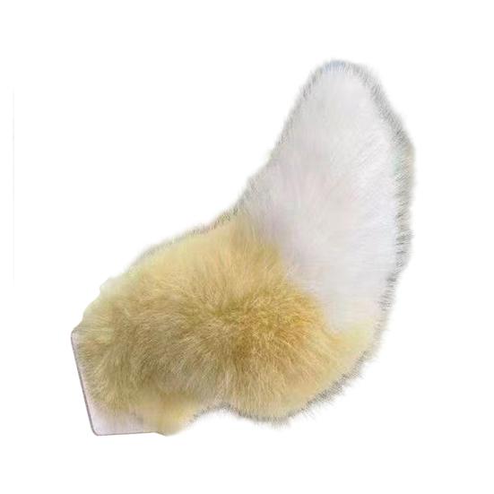 Remote Control Car Tail with Motion Sensor Plush Animal Tail for Vehicle Decoration And Cosplay USB Rechargeable Novelty Gift for Car Enthusiasts