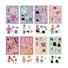 8 Pieces Of Witch Girl Group Stickers Hand Account Cutting Film Package Handmade Decorative Stickers
