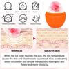 Egg Shaped Silicone Ice Face Roller for Puffiness, Dark Circles, Skin Firming, Orange