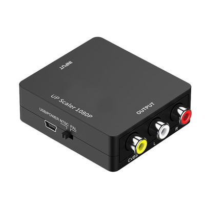 Interfaz Multimedia HD a Convertidor AV 1080P Plug and Play Adaptador de Audio y Video RCA para PS5 Set Top
