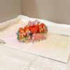 Creative Pop Up Mothers Day Cards Floral Bouquet Handmade Gift 3D Greeting Cards Best Wishes Wishes Card Mothers Day Gift