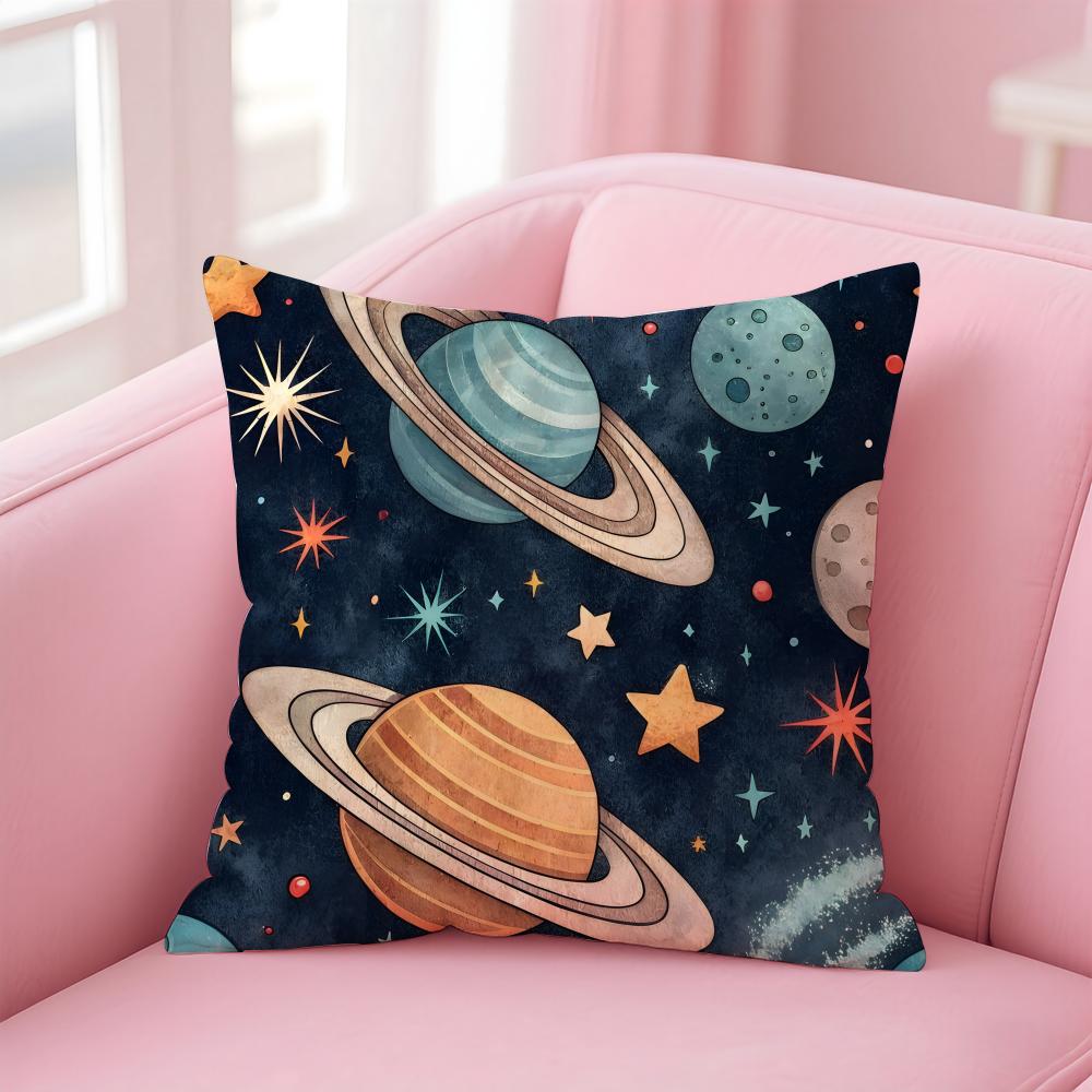 Uuniverse Cushion Cover Linen Pillowcase Cover Soft Decor for Sofa Home Room