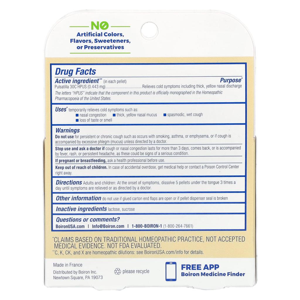 Halmiflower, Erkältungs- & Schleimlöser, Schmelzpellets, 30C, 3 Röhrchen, 80 Pellets pro Röhrchen