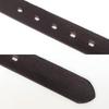 [Edwin] Belt 30mm 116cm Made In Japan Cowhide Leather Hand-painted Plain 0111171