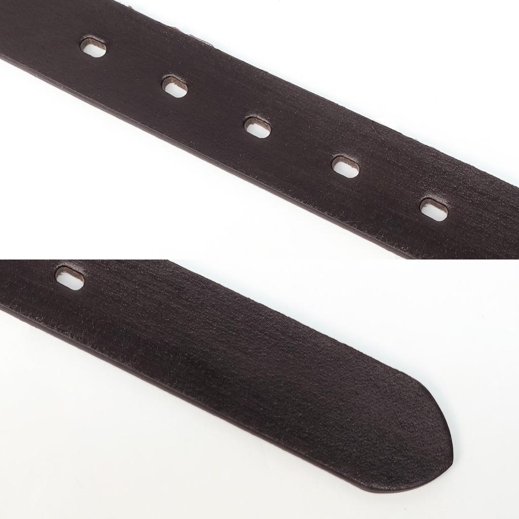 [Edwin] Belt 30mm 116cm Made In Japan Cowhide Leather Hand-painted Plain 0111171