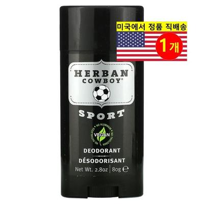Deodorante sportivo Herban Cowboy, 1 confezione, 80 g