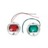 2 Pcs Red Green LED Boat Navigation Light 12V IP68 Waterproof Sailing Signal Lamps Marine Yacht Warning Light