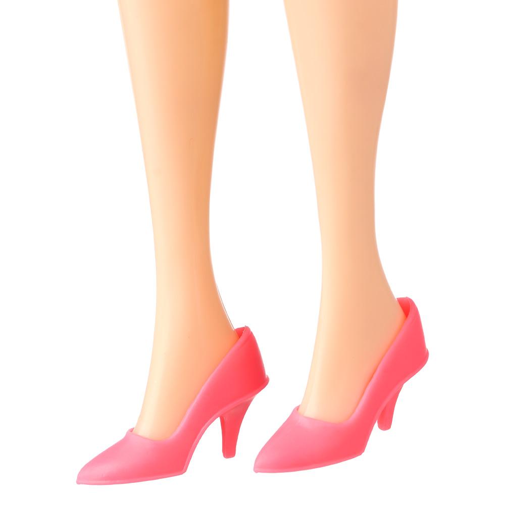 Plastic Fashion Foot Length 2.2cm Doll Shoes High Heels Shoes Accessories 1/6 Dolls Boot