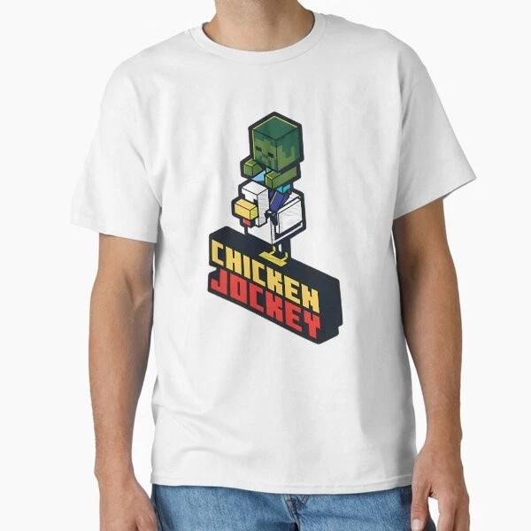 Chicken Jockey Minecraft Classic Tshirt Made In Usaaus Tshirt S2xl S