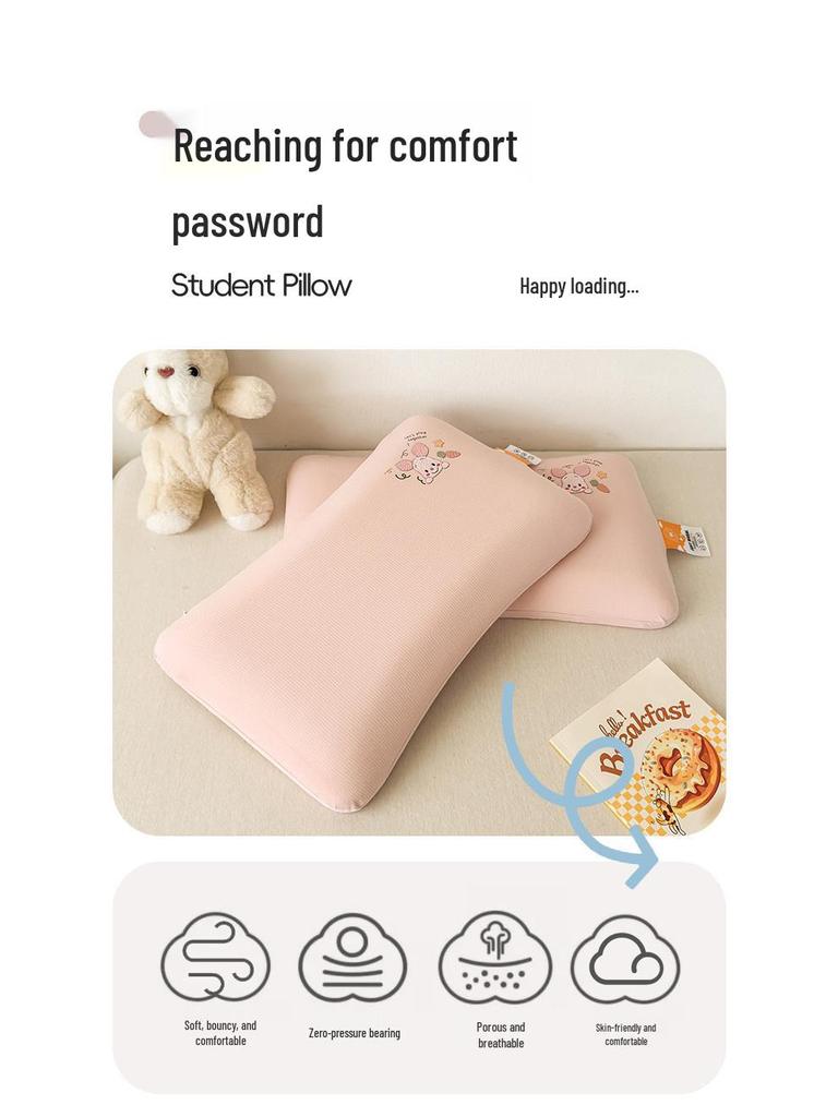 2025 Kostkovaný polštářek s přenosem tepla a paměťovou pěnou pro děti - Jádro šetrné k pokožce