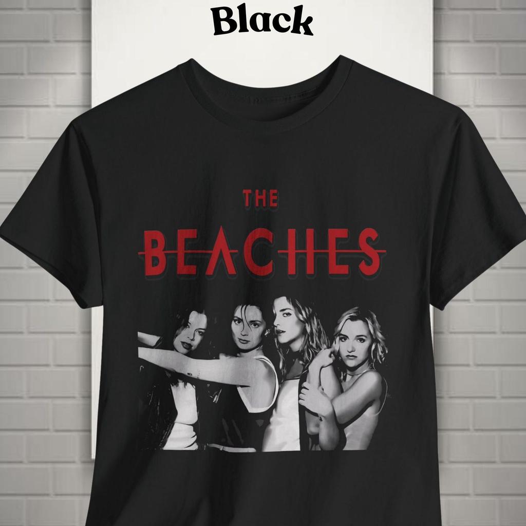 Jednobarevná červená unisex košile The Beaches Group Style - Merch pro fanoušky The Beaches