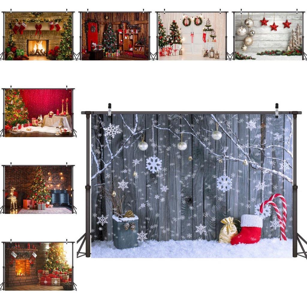 Photo Christmas Photography Props Background Cloth Vinyl Backdrop Xmas Studio