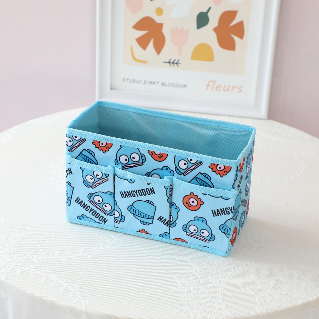 Hello Kitty Kuromi Cinnamoroll Melody Party Theme Foldable Multi Pocket Storage Box For Bedroom Or Desk Storage