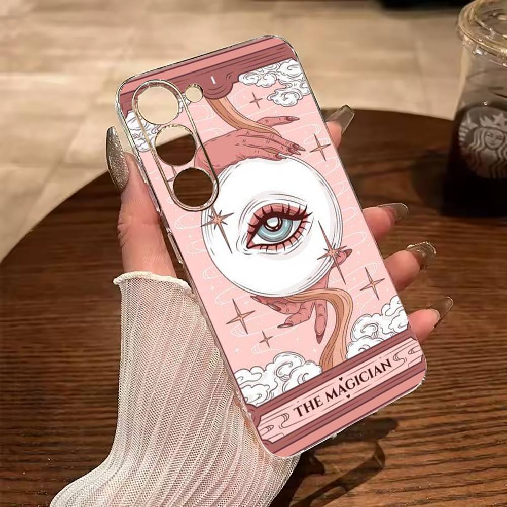 Tarot Aesthetic Phone Case For Samsung Galaxy A71,A70,A52,A51,A40,A30 Transparent Cover