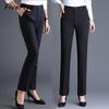Large Size  Women's High Waist Trousers Trousers Straight Pants Temperament Commuting