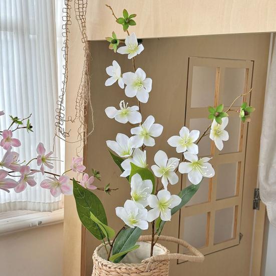 Yousheng 31.5" Artificial Jasmine Flower Fake Hanging Plants Long Stem Faux Bouquet for Bridal Shower Party Home Wedding