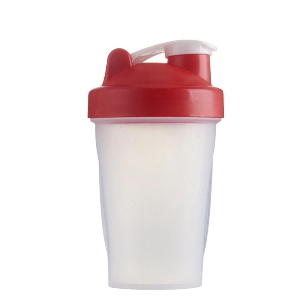 

400 мл Shake Gym Protein Shaker Mixer Drink Whisker Ball Портативные герметичные спортивные бутылки для воды красный