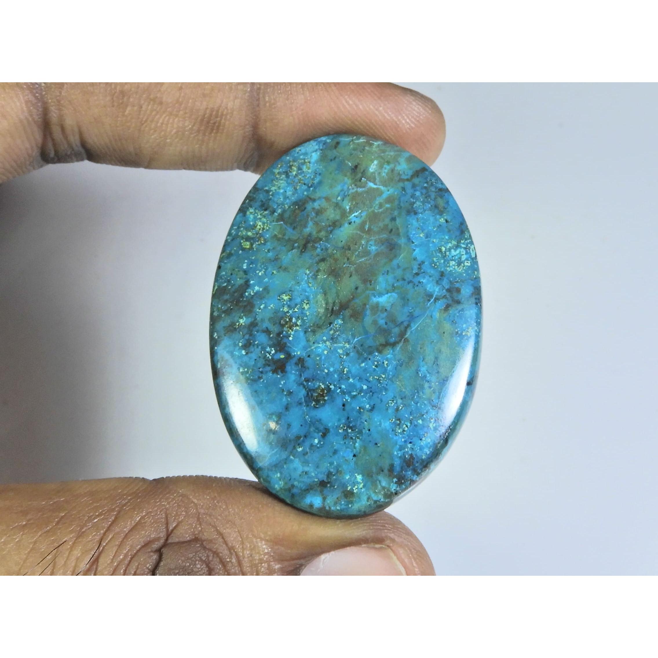 

30X45X06MM Natural Shattuckite Oval Shape Cabochon Loose Gemstone 88Cts. D-139