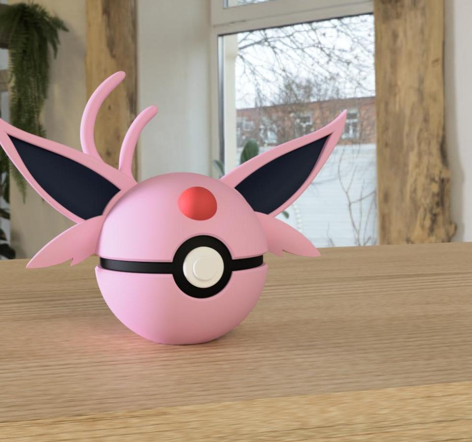 Poké Ball Pokemon Form Sphere Figures Model Statue Desktop Ornament 3d Printed Model Trendy Toy Surprise Gift Collectible