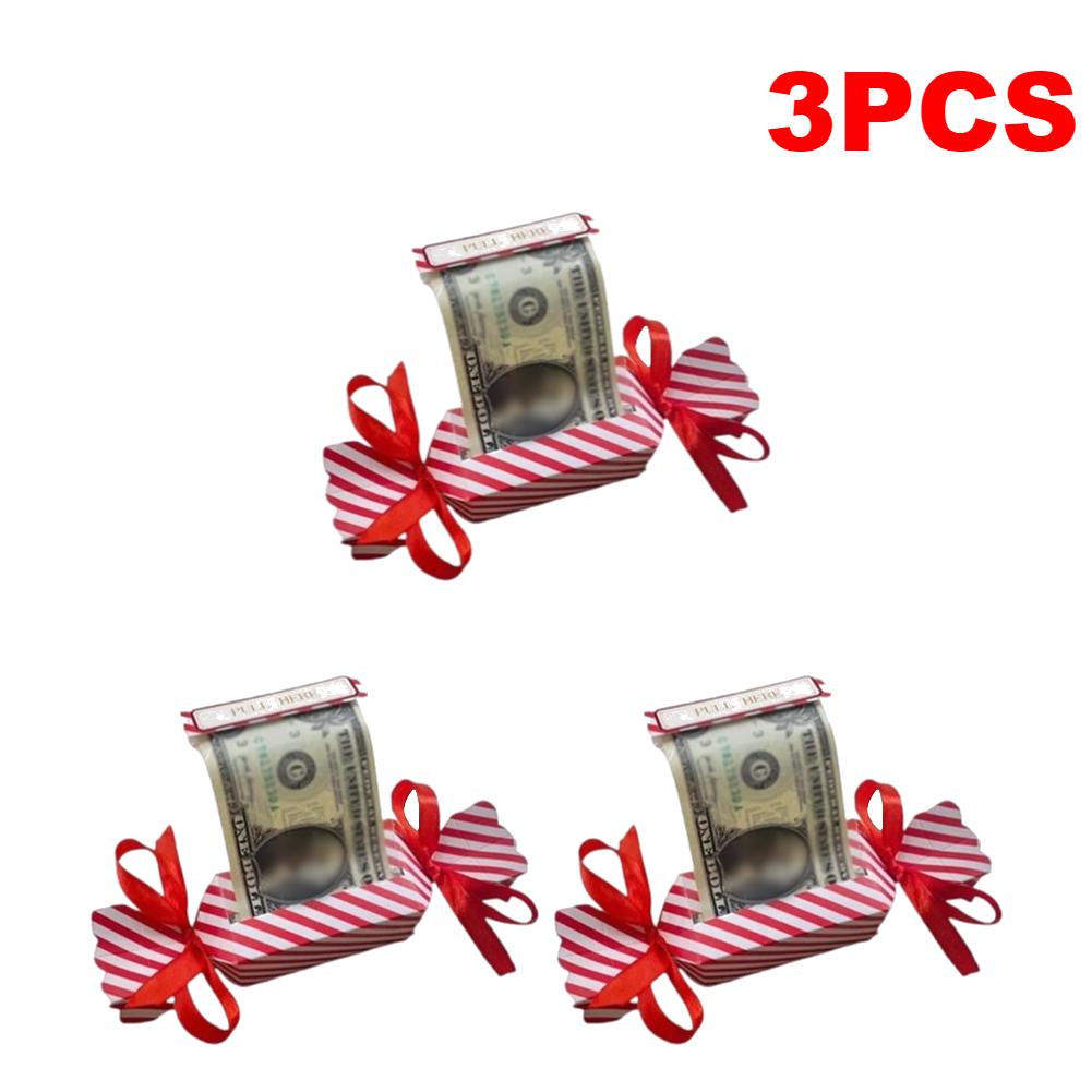 Christmas Surprise Money Pull Out Pouch DIY Cash Gift Pull Pouch Xmas Party Gifts Money Box Birthday Money Box For Cash Gift