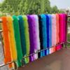 2M Fluffy Marabou Feather Boa For Crafts Wedding Party Costume Stage Decoration Fuzzy Feathers Boas Trim Stripe Diy Plume 50Gram