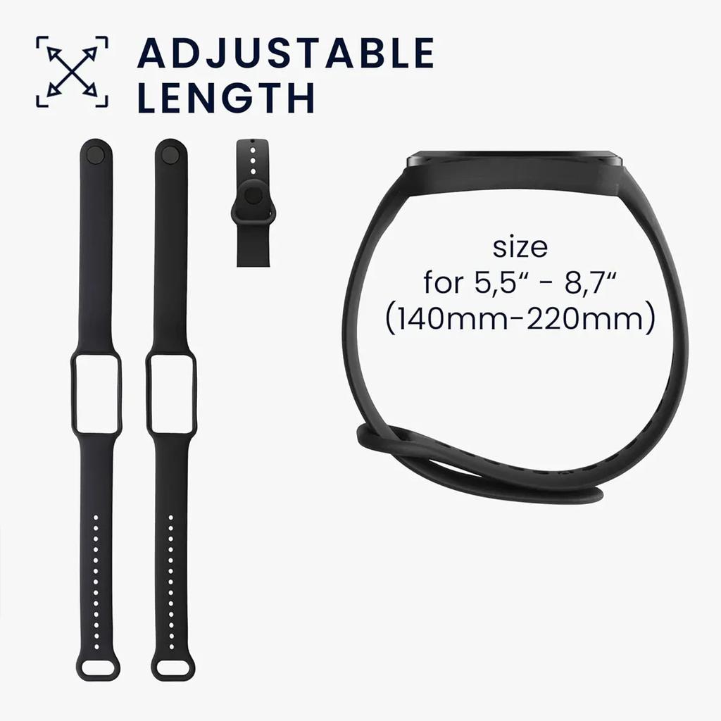 Soft Silicone Sport Strap For Amazfit Band 7 Bracelet Replacement Watchband For Amazfit Band 7 Wrist Strap Smart Watch Correas