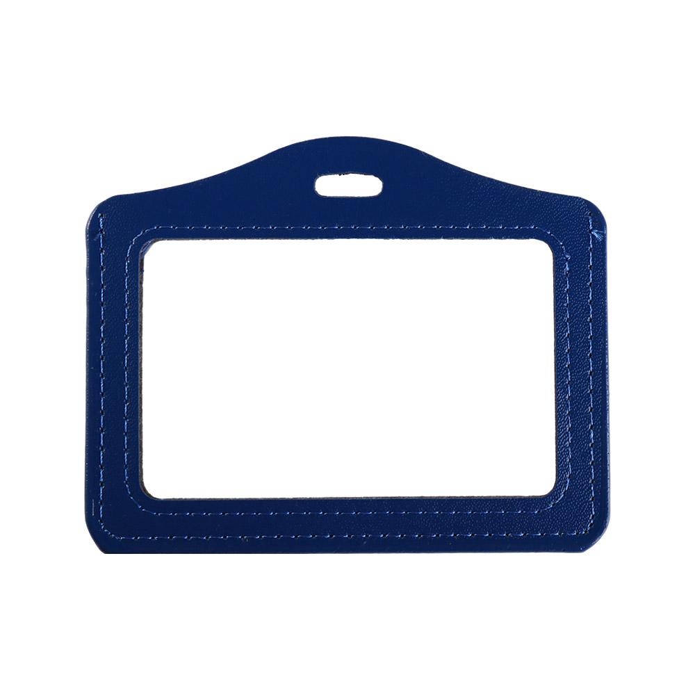 Custodia Porta Badge in Ecopelle Trasparente Porta Badge Lavoro Porta Biglietti da Visita Colorata Copri Badge Dipendente Carta di Credito