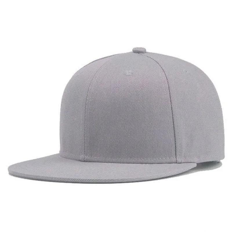 New  Cap Plain Adjustable Snapback Hat High Quality Adult Hip Hop Urban Street Style Baseball Cap Men Women Outdoor Leisure Baseball Hat
