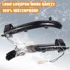 2Pcs For VW Touareg II 2010 2011 2012 2013 2014 2015 2016 2017 2018 LED Dynamic Mirror Blinker Light Sequential Turn Signal Lamp