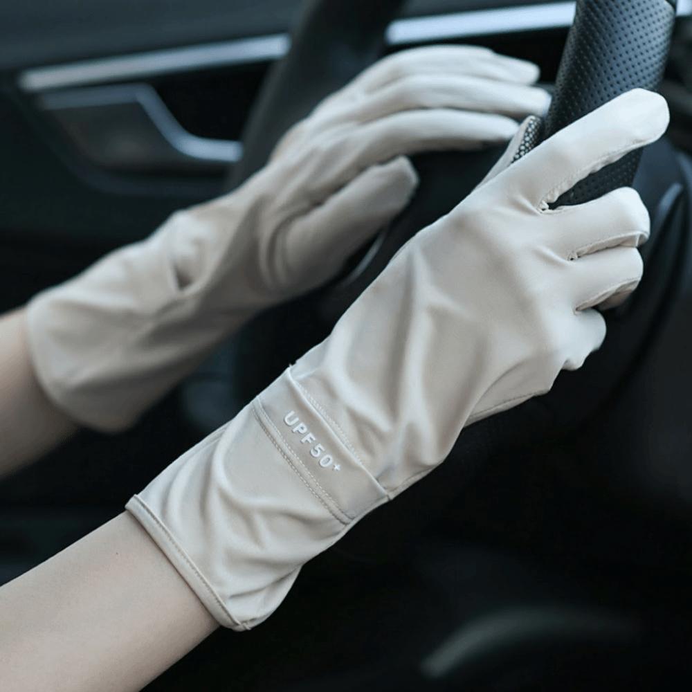 Ice Feeling Sunscreen Gloves UV Protection Cycling Gloves Fashion Driving Gloves