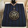 Football Club Internazionale Milano Flannel Blanket, High quality Comfortable for All Seasons, Home Decor, Warmth and Comfort
