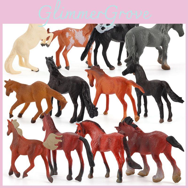 Realistic Mini Arabian Horse Pvc Figures For Animal Lovers And Display Purposes