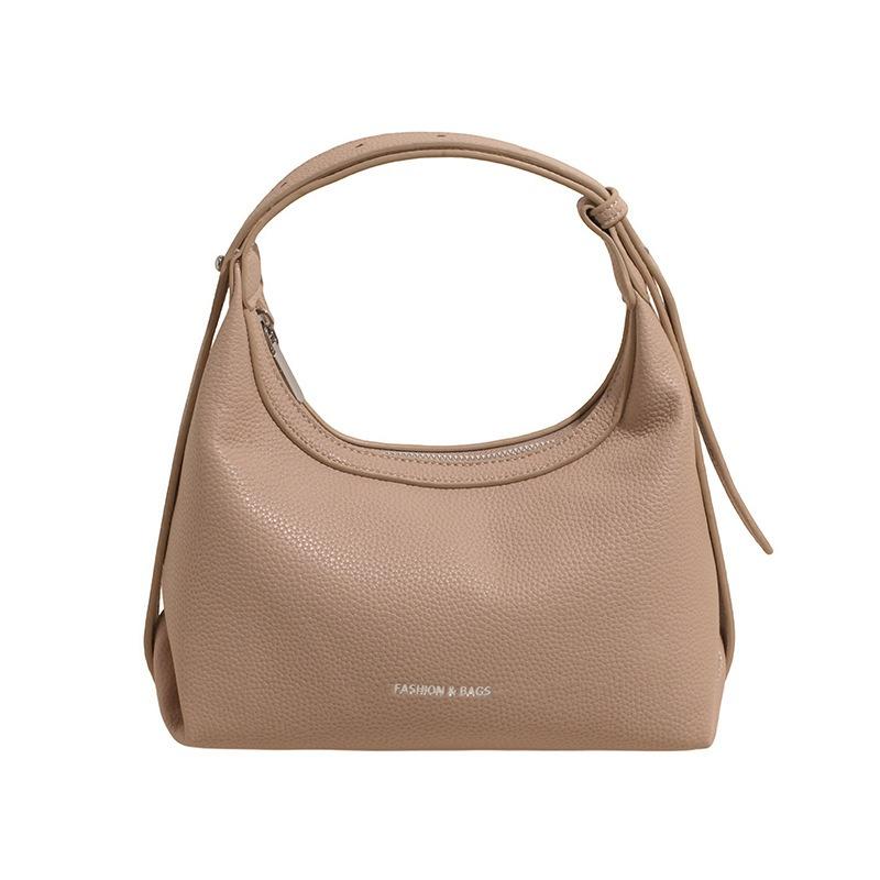 New first-layer dumpling bag niche design fashionable versatile underarm bag high-end single shoulder messenger bag
