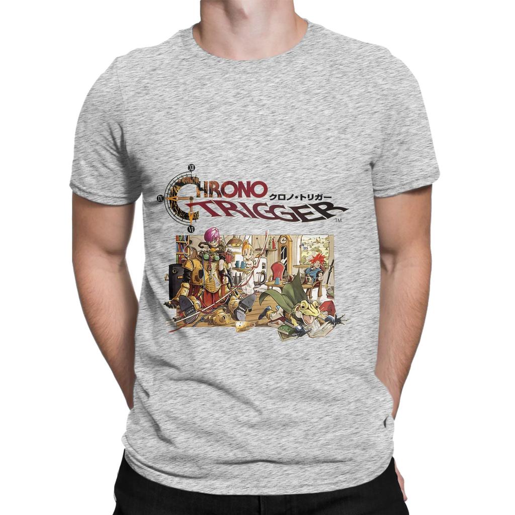 Chrono Trigger Poster Novelty Graphic 100 Cotton TShirt Chrono Trigger Tops Tees For Unisex